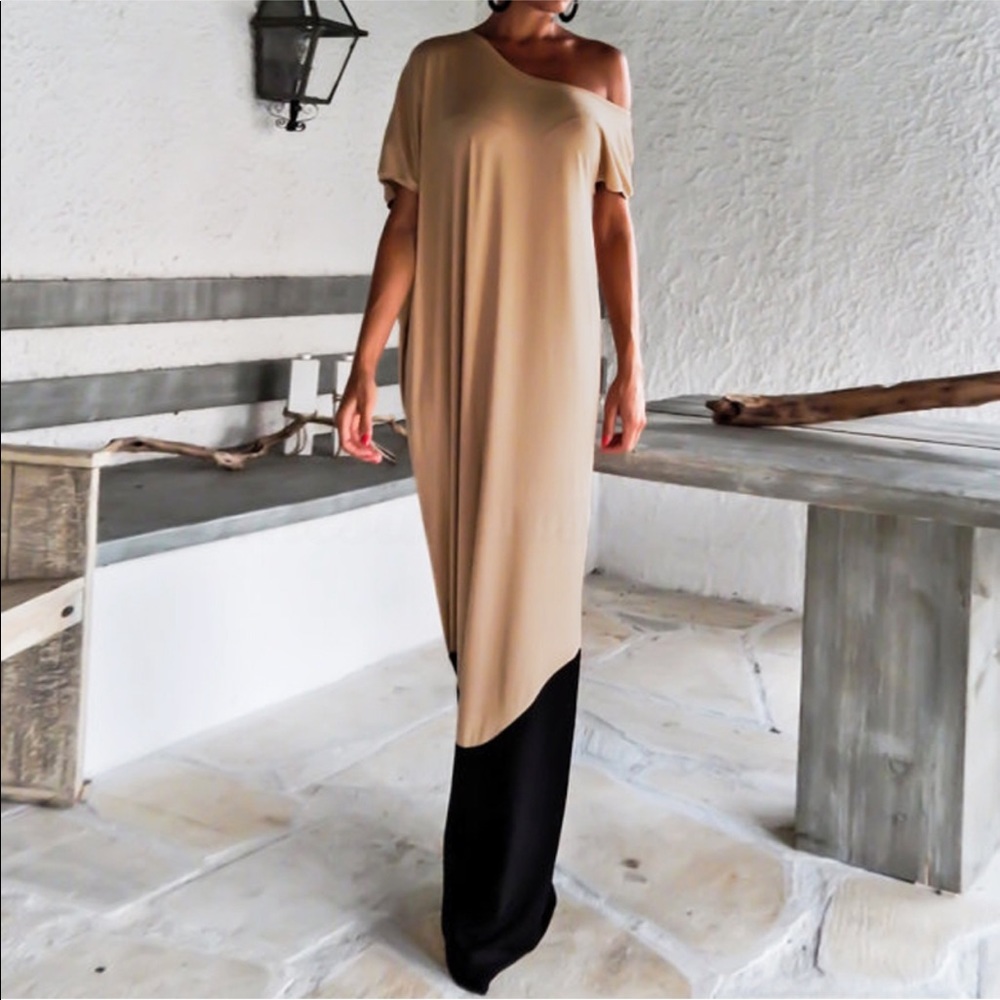 BRAND NEW CREAM & BLACK CLASSY MAXI πππππππ - Picture 1 of 5
